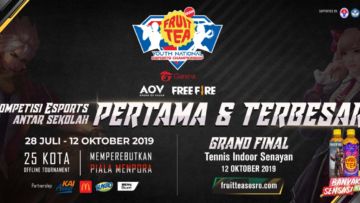 Diikuti 2.500-an Sekolah se-Indonesia, Grand Final Fruit Tea Youth National Esports Championship Resmi Digelar