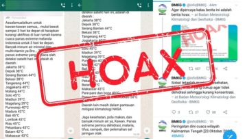 Hati-hati, Info Suhu Cuaca di Kota-Kota Besar yang Tersebar di WA Ternyata Hoaks. Ini Kata BMKG