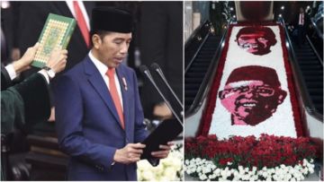 17 Potret Momen Pelantikan Jokowi & Ma’ruf Amin di Kompleks Parlemen Kemarin. Bikin Merinding!