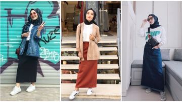 9 Inspirasi OOTD Rok Span Kalau Bosan Sama Celana