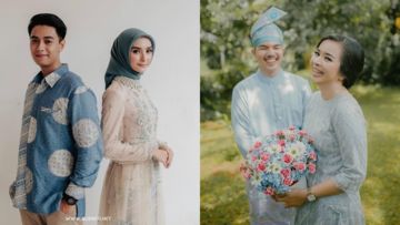 10 Ide Busana Lamaran Cantik Warna Pastel. Tak Perlu Kembar Persis untuk Tampil Serasi~