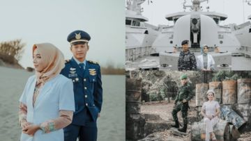 10 Inspirasi Pre-wedding Tentara dan Tenaga Medis