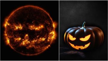 NASA Unggah Foto Matahari Mirip Labu Ukir Halloween. Keren Banget, Berasa Ikut Merayakan Juga!