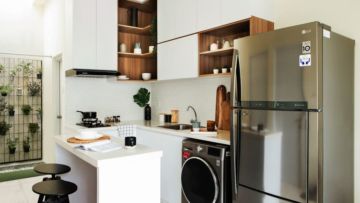 Variasi Kitchen Set Khusus untuk Dapurmu yang Mungil. Tetap Manis dan Rapi Meski Lahan Sempit
