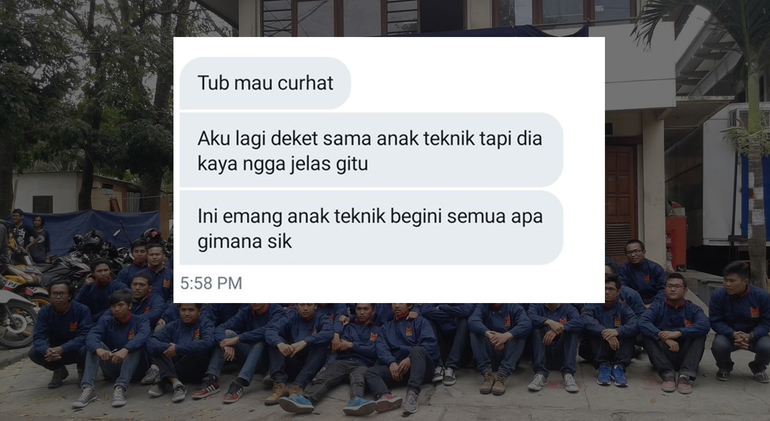 Kasihan Anak Teknik, Suka Dibilang Buaya dan Hobi Mainin Perasaan. Ini Beneran atau Tuduhan Belaka?