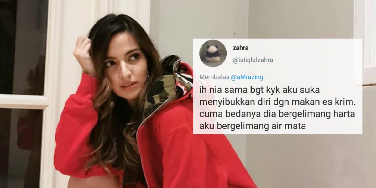 10 Perbedaan Nasib yang Warganet Sadari dari Cara Nia Ramadhani Atasi Gabut. Kita Cuma Remahan Peyek