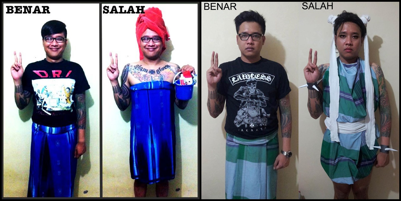 Nostalgia 10 Tutorial Pakai Sarung Ala Gofar Hilman. Pada Kangen #KotbahTimeline Nggak nih?