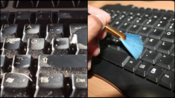 6 Cara Aman Membersihkan Keyboard Laptop dari Debu dan Kotoran. Laptopnya Mesti Dibalik Juga