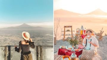 Berburu Senja di Mata Langit Plataran yang Menyajikan Pemandangan Gunung dan Desa di Borobudur!