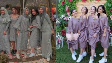 11 Ide Padu Padan Dress dan Sneakers untuk Bridesmaid. Jaminan Kece, Anti Pegal Seharian