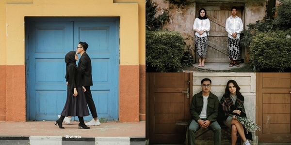 14 Ide Pre-wedding Estetik Dekat Pintu. Sopan Elegan, Bisa Diambil di Lokasi Dekat Rumahmu!