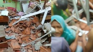 Duka di Pasuruan: Gedung SD Gentong Roboh Saat Proses Belajar Mengajar, Guru & Siswa Meninggal Dunia