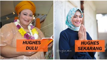 Tampilan Terkini Dewi Hughes Ini Bikin Pangling. Gaya Hijabnya Beda Banget!