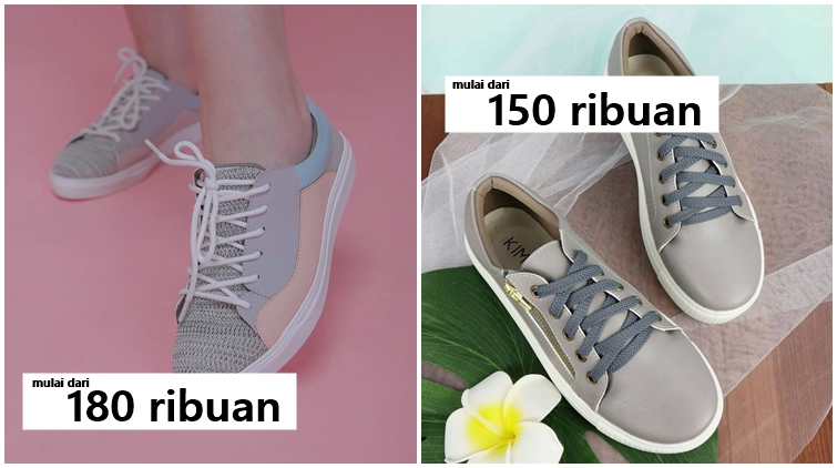 Sneakers wanita lokal discount