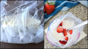 Cara Mudah Bikin Es Krim dengan Media Es Batu dan Plastik Ziplock. Cuma Butuh 10 Menit lo!
