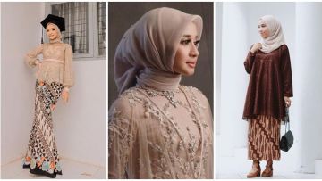 9 Kebaya Bernuansa Cokelat Nggak Kalah Netral dengan Warna Hitam. Beda dan Kekinian!