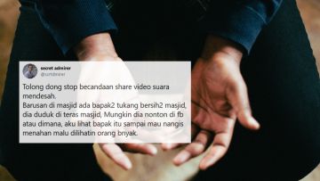 Marbut Masjid ini Jadi Korban Prank Video Bersuara Bokep. Stop Bercandaan Sampah Begini, Ya!