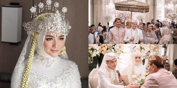 11 Detail Akad Nikah Citra Kirana-Rezky Adhitya dalam Adat Sunda. Cantik dalam Nuansa Putih!