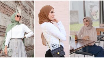 9 Style Warna Hijab yang Cocok dengan Baju Putih
