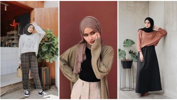 8 Cara Terbaik Memadukan Hijab dengan Sweater; Anti Ketat-Ketat Club!