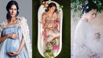 11 Maternity Photoshoot ala Istri Baim Wong, Paula Verhoeven. Serba Bunga dalam Berbagai Tema!