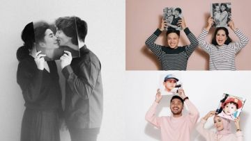 10 Ide Pre-wedding Memegang Foto. Anti Mati Gaya, Bisa Bandingkan Before After Juga!