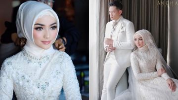 10 Detail Resepsi Internasional ala Citra Kirana-Rezky Adhitya. Modern dalam Nuansa Putih Elegan!