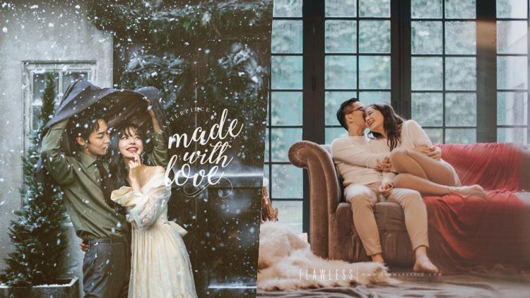 15 Ide Pre-wedding Photoshoot Nuansa Musim Dingin dan Natal yang Romantis Banget. Gemas!