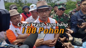 Gerakan Menanam 25 Juta Pohon ala Ridwan Kamil: Pasangan Bercerai Wajib Sumbang 100 Pohon