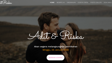 7 Cara Bikin Website Pernikahan Gratis dan Mudah