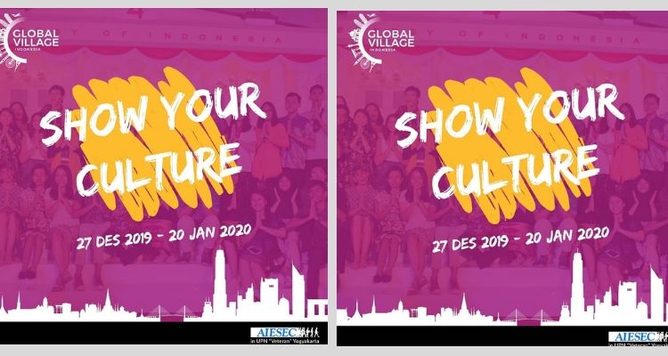 AIESEC UPNVY Mengadakan Festival Kebudayaan Global Village Winter 2020