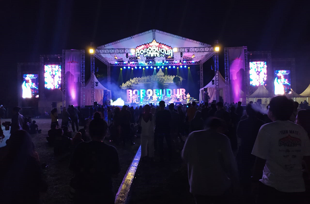 Rayakan Pergantian Tahun Baru di Festival Borobudur Nite dengan Kemudahan dari LinkAja
