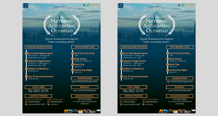 FEB UGM Kembali Gelar Gadjah Mada Accounting Days 2020!