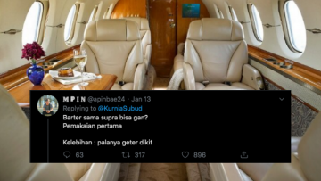 Jualan Pesawat Jet di Twitter, Warganet ini Dapat Respons yang Nggak Terduga. Horang Kaya!