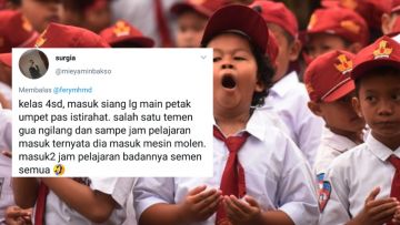 10 Kenangan Masa SD yang Paling Diingat Warganet. Nostalgia Kenakalan yang Nggak Bisa Lagi Terulang