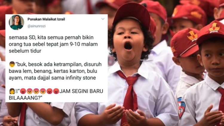 11 Keteledoran Kita ini Dulu Sering Bikin Emak Repot. Dibilang Jangan Dadakan, tapi Masih Diulangin