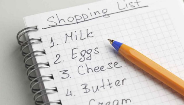 making-shopping-list