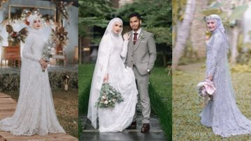 11 Gaun Muslimah untuk Pernikahan Outdoor. Anti Gerah, Bersahaja, Namun Tetap Glamor~