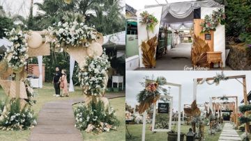 15 Ide Wedding Gate Tema Rustic di Dalam atau Luar Ruangan. Dijamin Bikin Tamumu Terpesona!