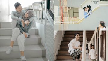 13+ Ide Pose Prewedding Keren di Tangga