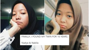 Terpisah 16 Tahun Karena Adopsinya Dirahasiakan, Siswi SMA Ini Temukan Saudara Kembarnya di Twitter