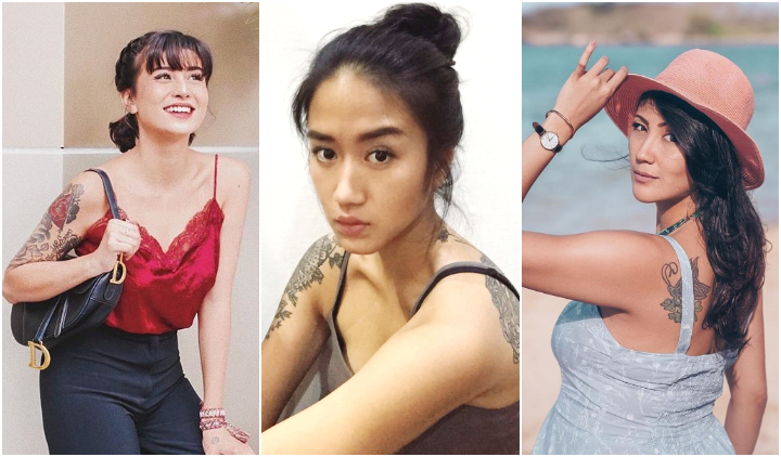 11 Artis Cewek yang Bertato, Punya Makna Tersendiri