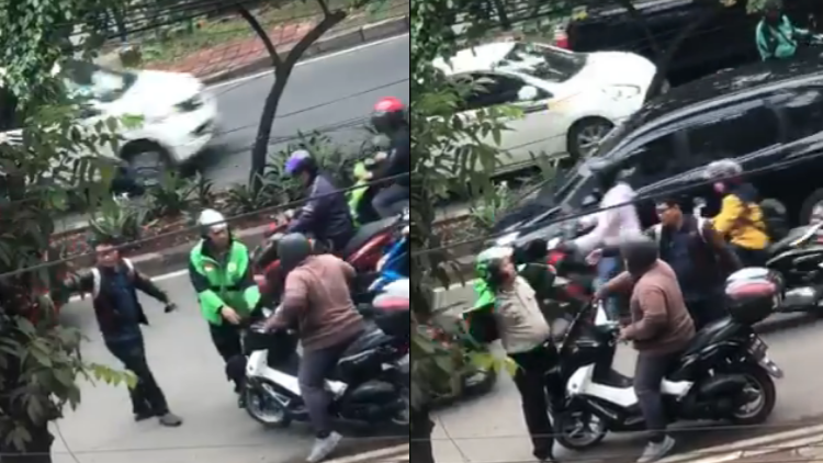 Pengendara Moge Jadi-Jadian Kena Prank Polisi Pakai Jaket Ojol. Makanya Kalau di Jalan Tertib dong!