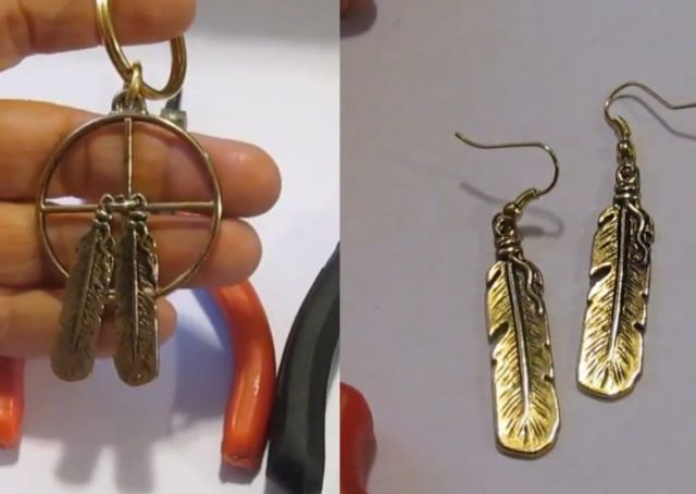 Dari Gantungan  jadi anting