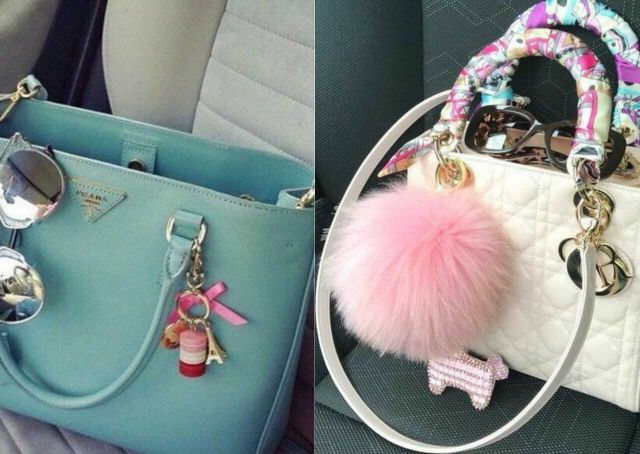 Gantungan kunci mempercantik tas