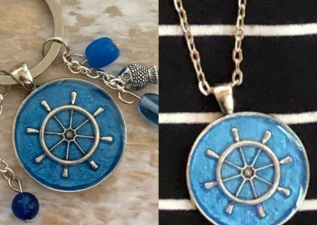 Gantungan disulap jadi kalung oleh Kimbin Creations