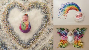 12 Ide Newborn Photography untuk si Rainbow Baby. Kado Indah Bagi Pasangan yang Pernah ‘Kehilangan’