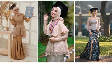 8 Kebaya Wisuda Berbahan Selain Brokat yang Nyaman