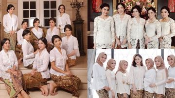 12 Ide Busana Bridesmaid Nuansa Putih. Cantik Cetar tanpa Meredupkan Pesona sang Pengantin