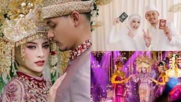 Serba Putih dan Merah, ini 10 Detail Akad dan Resepsi Nikah Aghnia Punjabi-Reinukky. Classy!